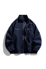 日系平铺工装飞行夹克秋季立领棒球服外套A436-1807-P80119，男装夹克，电商A436