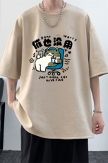 麂皮绒短袖t恤男大码半袖男JD82403-P25，男装T恤，电商A040