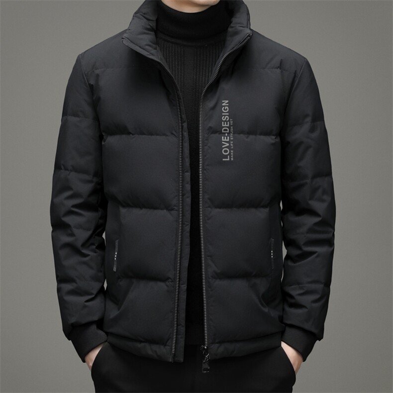 中年男士羽绒服男冬季中年爸爸翻领冬装休闲款外套YL28809-P265，男装羽绒服，电商B212（原钱塘6029）