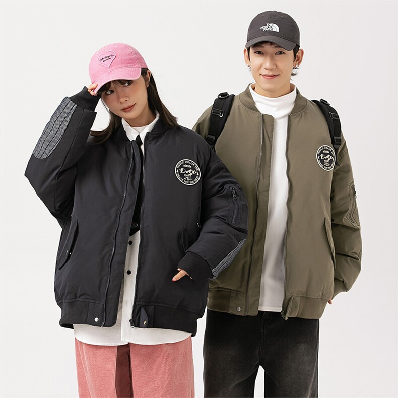 外27-2日系贴布款棒球服棉衣MY23-P176图片
