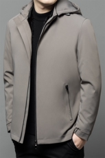 BIJ-N002男士水貂毛领派克服外套休闲连帽皮草大衣尼克服夹克，男装夹克，电商B360