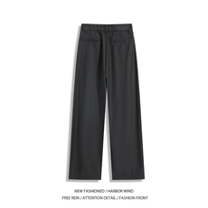 抖音品质设计感高级宽松设计弯刀休闲西裤B315-K25670-特p45控88，男装西裤，电商B315