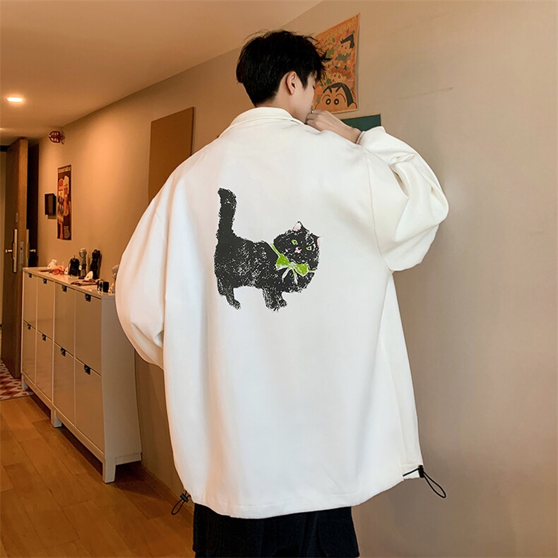 麂皮绒夹克男大码立领褂子外套JK85413-P68 加绒款-P78图片