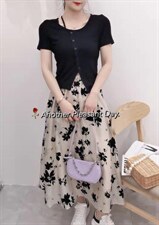 【夏季新款】两件套印花显瘦，其它，笑思源