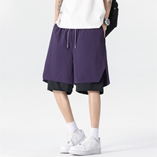 现货夏季工装短裤男ins潮牌休闲百搭潮流痞帅五分裤D02517-P43，男装牛仔裤，星座308B-2