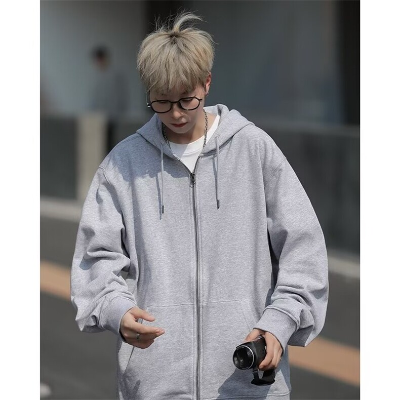 秋季新款外套男开衫纯色卫衣GY69P23,女装短外套,星座1116-2