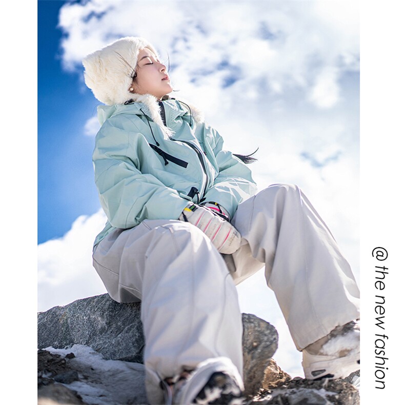冬新防风防水拉链魔术贴滑雪服情侣款大码加绒夹克外套M19-P180,男装棉衣,电商A001-1
