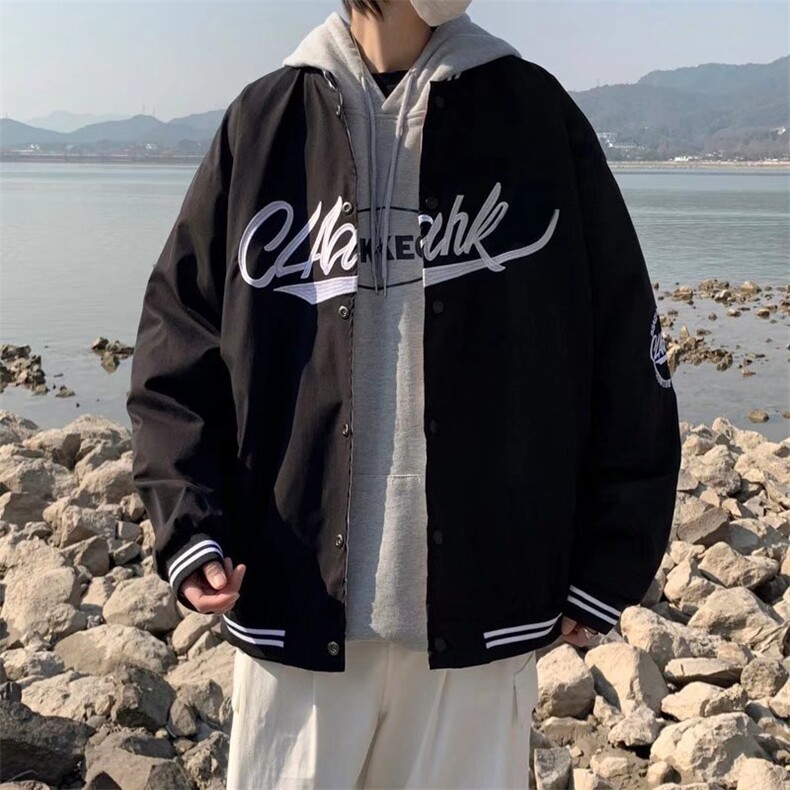 两面穿外套男春秋季ins潮宽松百搭夹克J033P60,男装夹克,星座1116-2