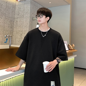 T902 P30 重磅350克休闲时尚潮牌半袖男士宽松T恤短袖上衣图片