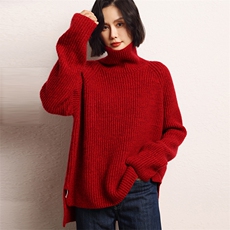 羊绒衫女加厚亲肤山羊绒毛衣内搭针织衫打底衫，女装羊绒衫，五色羊羊绒