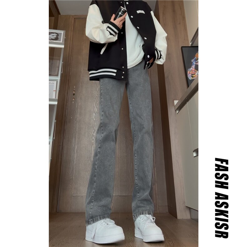 抖音得物品质百搭牛仔裤212-2-DY154-特P60加绒特P65,男装牛仔裤,星座808A-1
