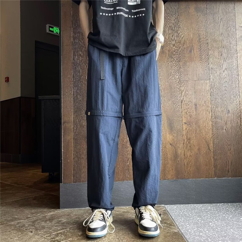 男春夏新款青少年时尚休闲裤可拆卸冲锋裤K8209P45,男装休闲裤,星座1116-2