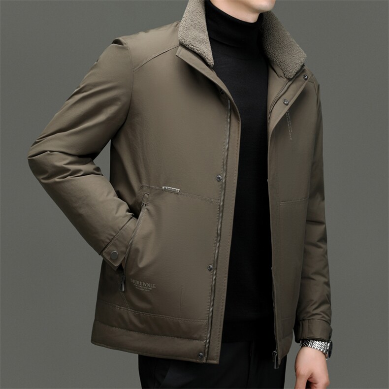 DF2349钱塘2020-2时尚休闲冬季厚款百搭中年男士羽绒服P293,男装羽绒服,钱塘207-2