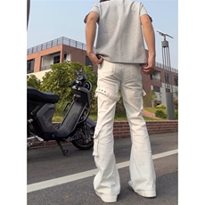 1506-1/K1451杜哒哒/P49高街牛仔裤男春秋季cleanfit绑带工装裤，男装牛仔裤，星座1506-1