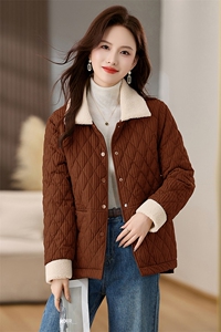 时尚韩版宽松显瘦加厚保暖短款棉衣女冬季新款百搭休闲外套图片