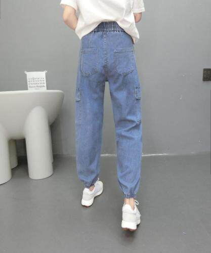 水洗棉天丝工装牛仔，女装，九今