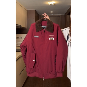 冬季贴标棉服男女情侣加棉加厚夹克棒球服外套M2931-特P75控108图片