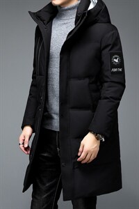 2023冬装新款中老年羽绒服男长款休闲白鸭绒外套ALXB8928-P405，男装羽绒服，电商B212（原钱塘6029）