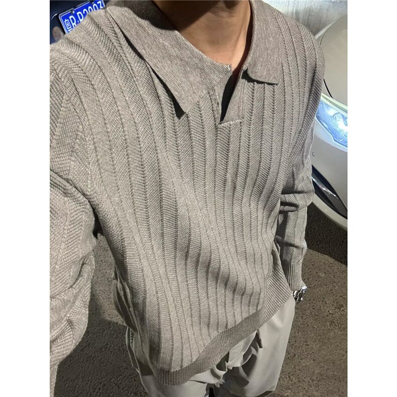 有货。美式cleanfit毛衣男春秋简约休闲麻花纹针织衫MZ1049-P42,男装针织衫/毛衣,星座412-3