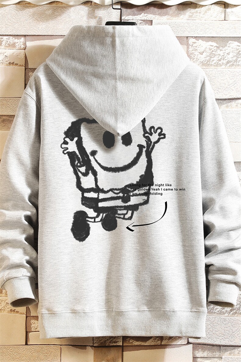 KS21245-P38连帽开衫卫衣男运动外套大码班服砖墙,男装卫衣,电商A040A