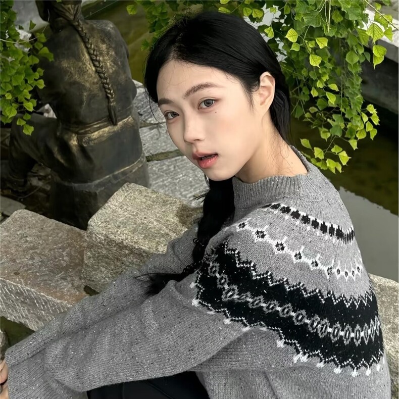 2025年冬季新款美式开衫毛衣男女装情侣慵懒松弛针织衫外套潮气质,男装针织衫/毛衣,星座506A