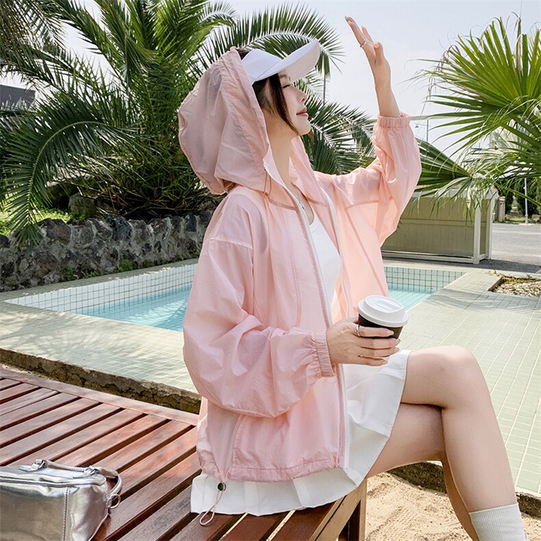 2025新款防晒服短款RF2C290-6830#-P85-138,女装防晒衣,蝶眷