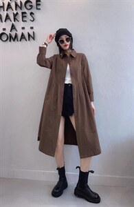春装风衣图片