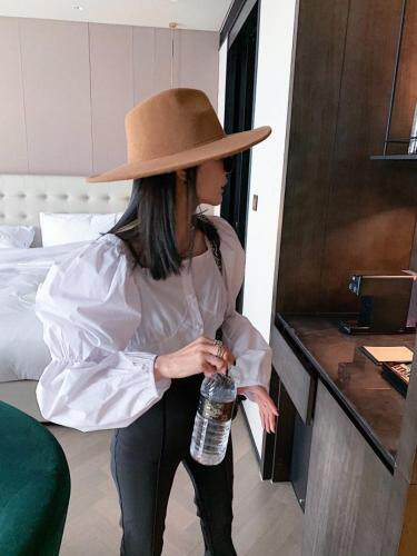 可拉肩小上衣，女装，last name