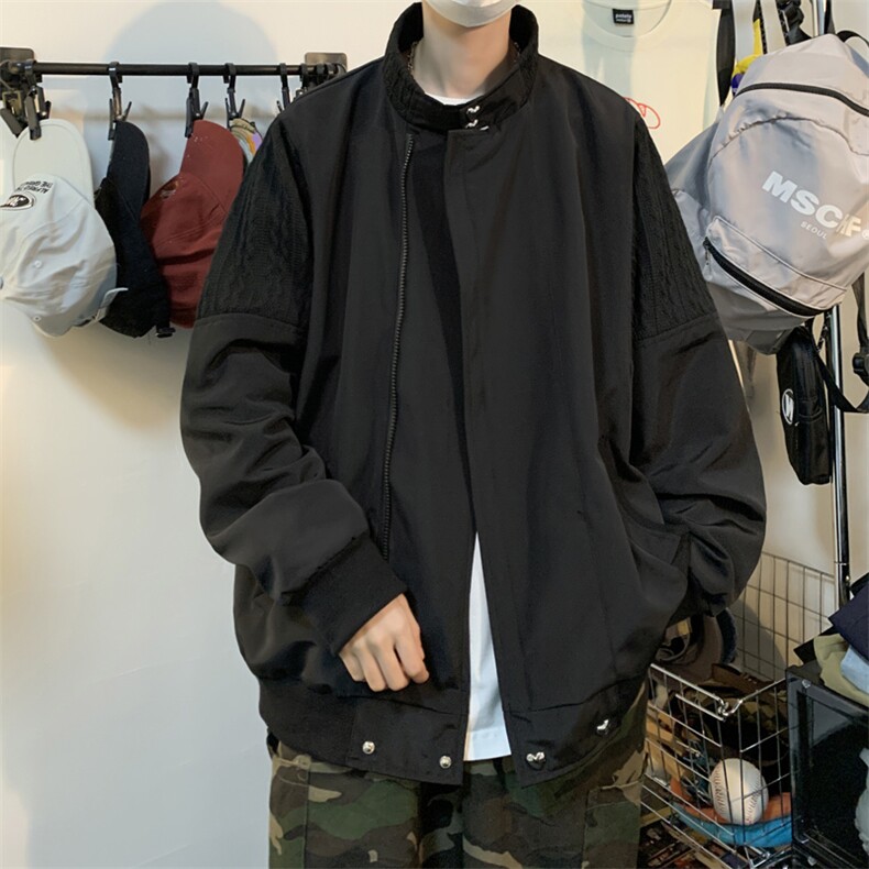 抖音直播！垫肩阿尔法飞行员夹克男 CP35-70图片