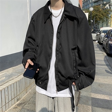 日系宽松街头工装外套男春秋chic百搭设计感上衣夹克JK07261-P50，男装夹克，星座308B-1
