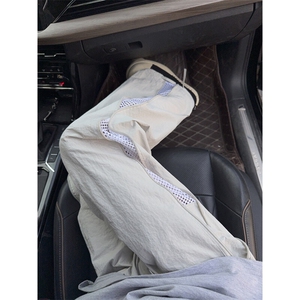 B221 美式ins高街暗黑纯色网状拉链休闲裤 LK24211-特P38控68图片