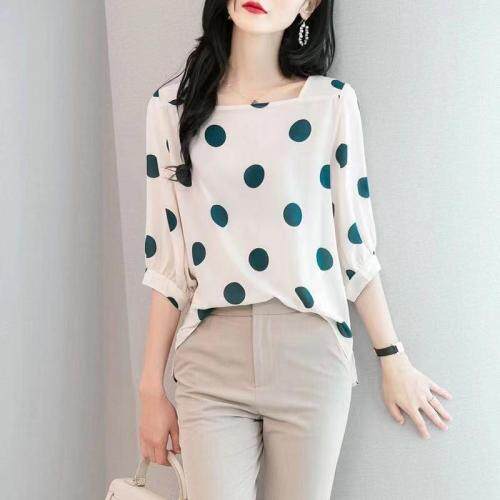 夏季碎花上衣，百搭单品，女装，那茉