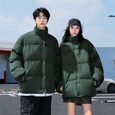 2024冬季新款棉服男青少年面包服外套美式休闲ootd穿搭加厚棉大衣，男装棉衣，电商A102