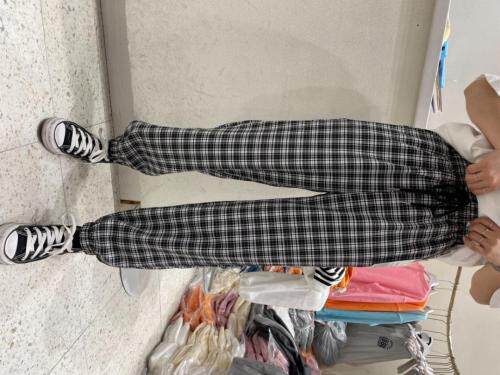 夏季新款格子裤，女装，新雅行-1