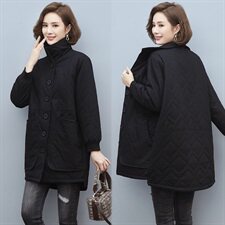 2023冬季新款中长款休闲棉袄外套保暖舒适棉服外套，女装棉衣/棉服，独衣靓