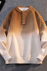 8795-P562025年秋冬新款圆领毛衣男时尚长袖针织衫，男装针织衫/毛衣，电商A113