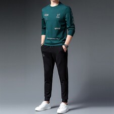 CA9821钱塘2020-2秋冬季时尚休闲帅气中青年男士套装货稳P160，男装休闲套装，钱塘207-2