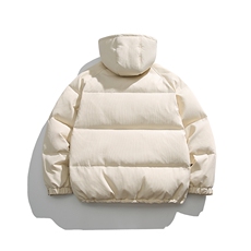 2026冬季新款男日系潮牌纯色连帽白鸭绒羽绒服加厚外套YR28-F235，男装羽绒服，电商A101（原外27）