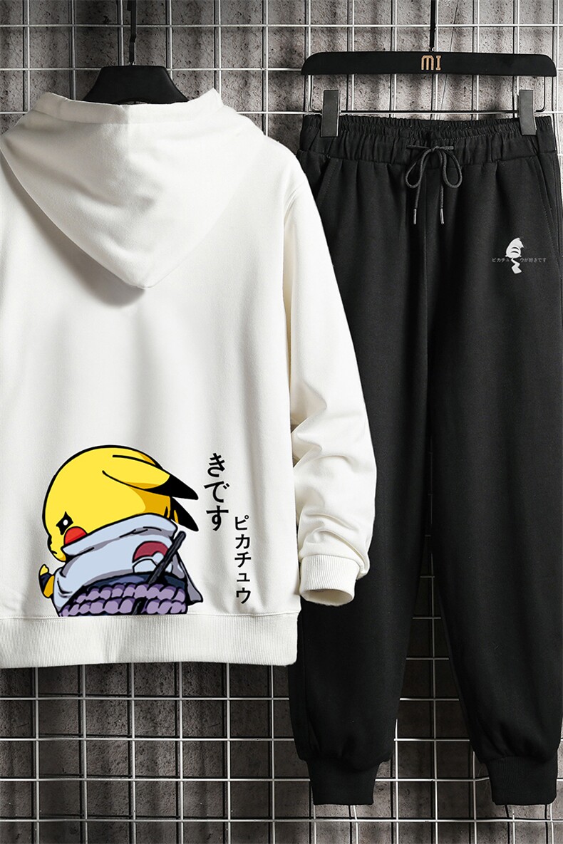 TL8036-P80连帽卫衣套装男运动套装两件套网格挂拍,男装卫衣,电商A040A