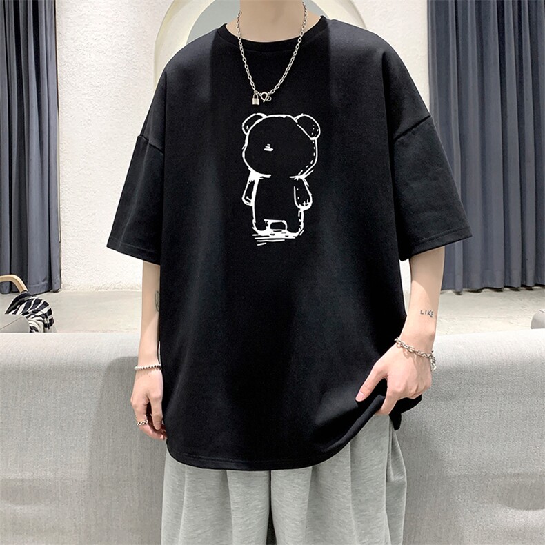 230g重磅纯棉短袖t恤男大码半袖半截袖DX17339-P20,男装T恤,电商A040