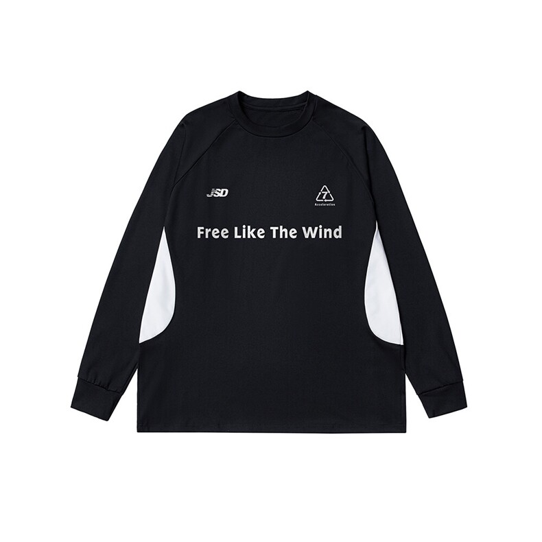 春季高品速干吸湿运动拼接长袖户外休闲情侣装圆领t恤T400/特P48，男装T恤，星座608A