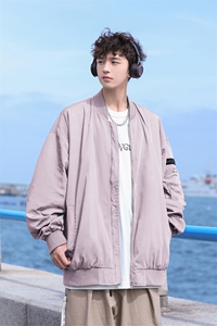 新款飞行夹克男美式复古棒球服外套高街潮牌CYJK9271 P-75控价109图片