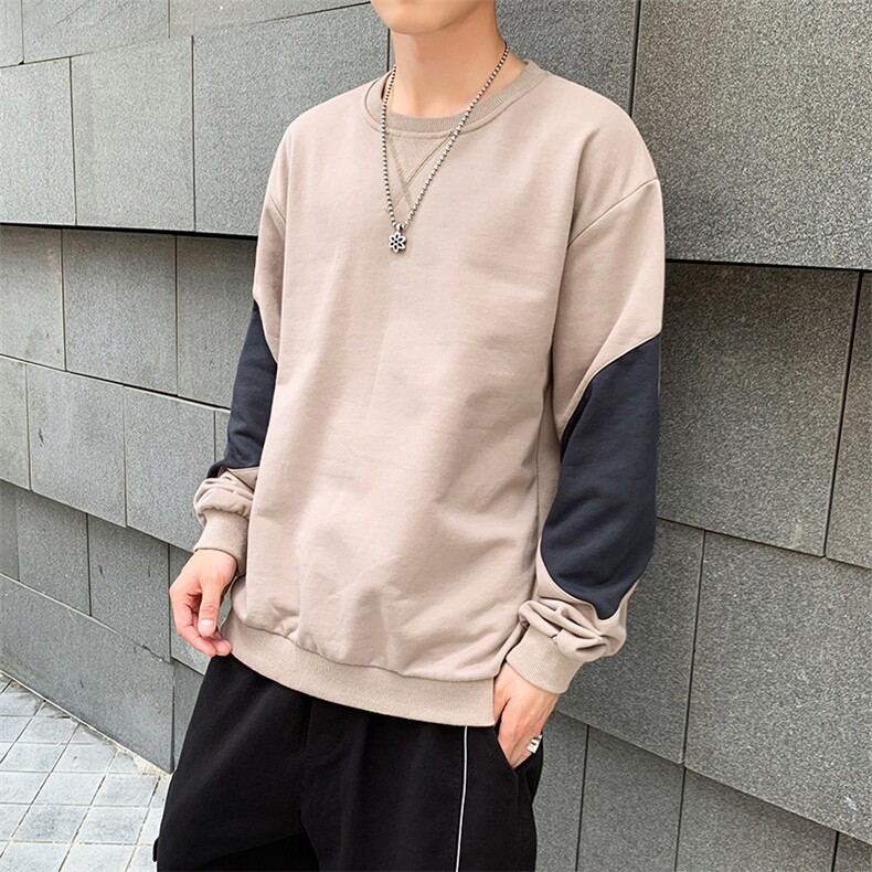 2021初春新款卫衣圆领套头潮牌宽松外套男士DT,男装卫衣,电商A102