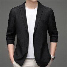 商务休闲西装男式便西2023春秋季薄款中年单西上衣男士西服外套，男装西服，电商B212（原钱塘6029）