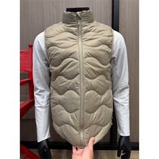 高品轻量化轻薄土司服科技棉立领背心马甲棉衣棉服男女A1093-P78，男装背心/马甲，星座1505