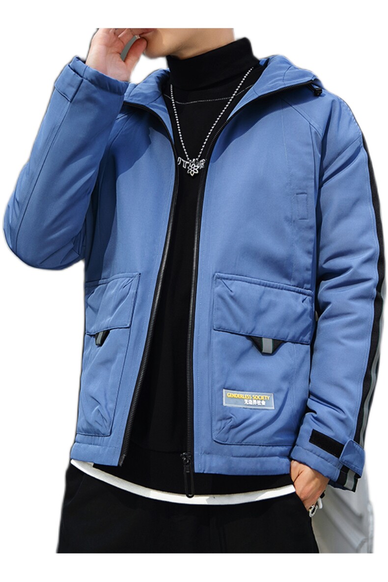男士休闲连帽加厚保暖棉衣外套棉服棉袄冬季防寒开衫男装M990P75,男装棉衣,电商B226-2（原B217-2）