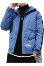 男士休闲连帽加厚保暖棉衣外套棉服棉袄冬季防寒开衫男装M990P75，男装棉衣，电商B226-2（原B217-2）
