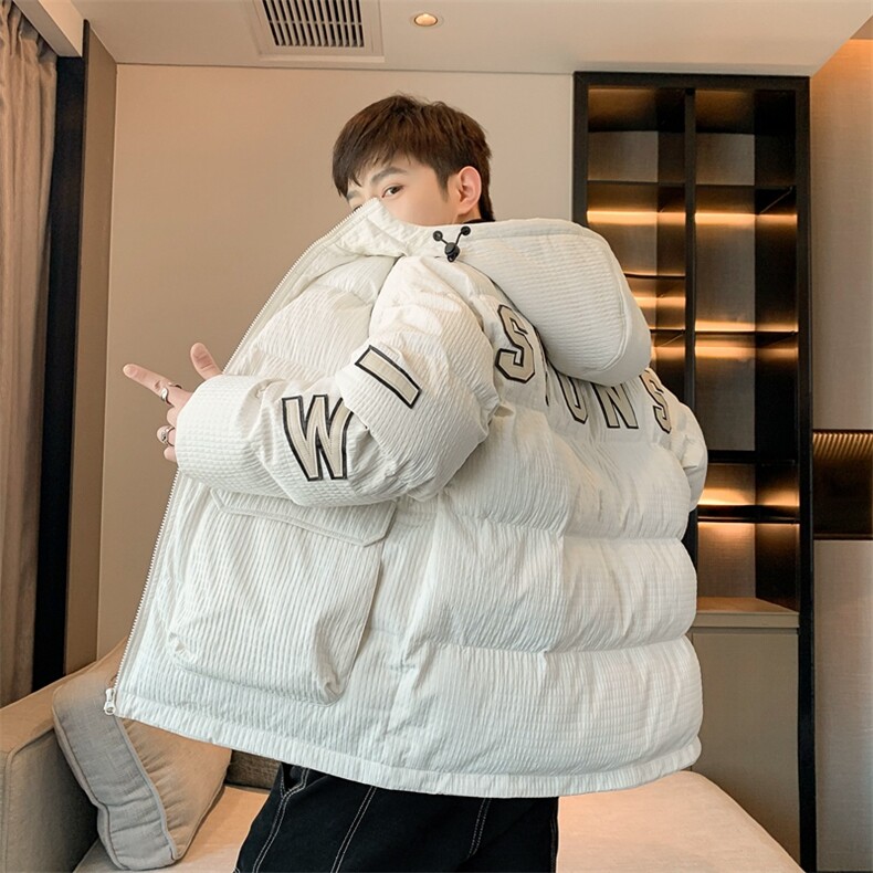 男士棉衣冬季2024新款加绒加厚青少年潮流外套男大码M0789-P110,男装棉衣,星座308B-2