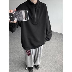 现货 WY5532-P46特   M-5XL高品质解构拉链立领卫衣图片