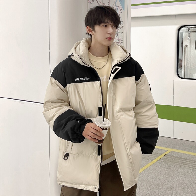 羽绒服男冬季新款港风宽松白鸭绒外套YR920-P160(控价208元）图片